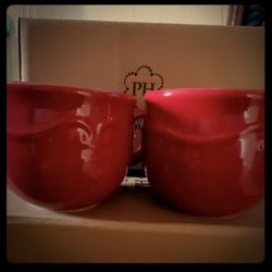 Princess House Berry Soup Mugs