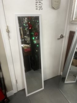 Mirror With White Frame 