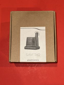 Plantronics W740 Savi 3 In 1 Multi-Device Wireless Bluetooth Headset System READ