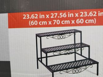New Straight 3 Tier Steps Planter Flowers Stand