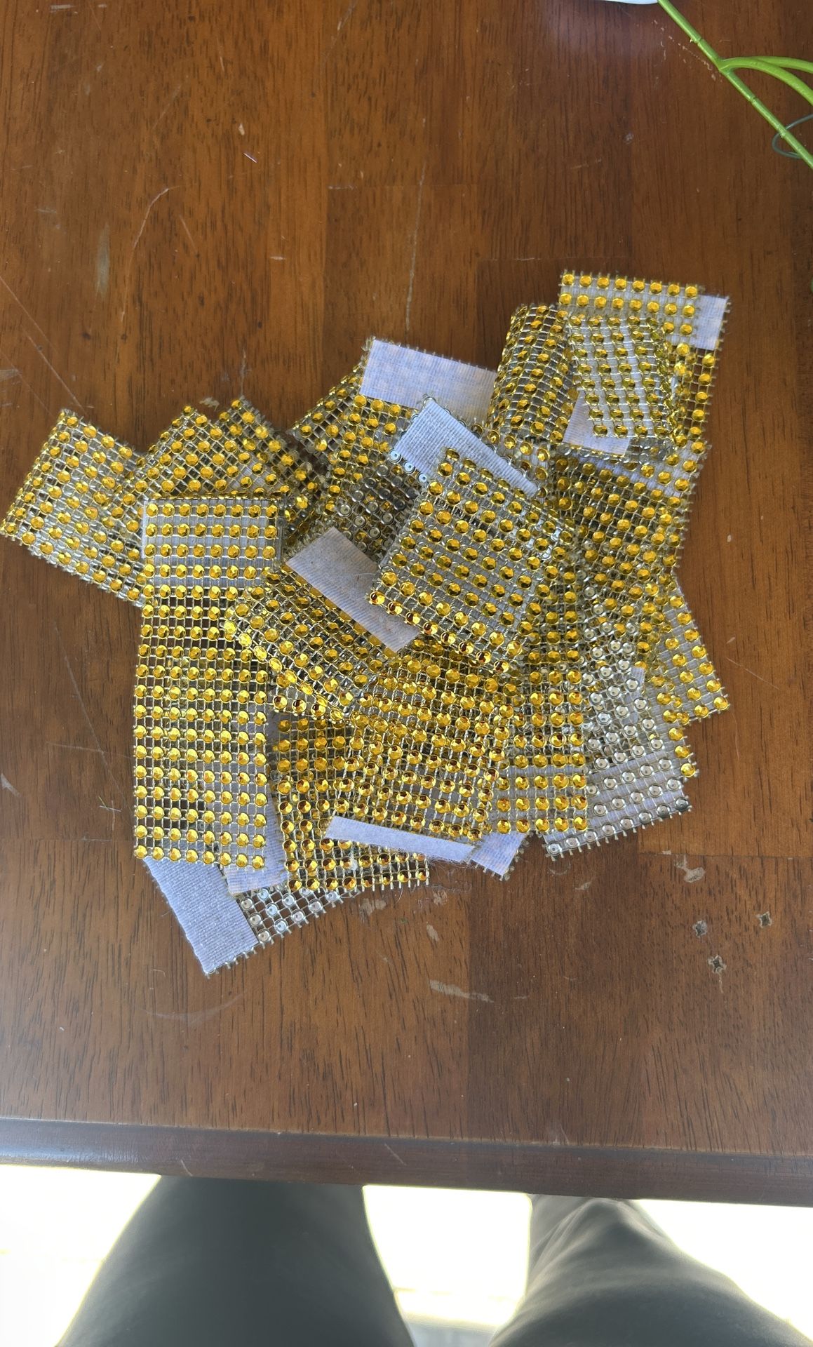 Gold Rhinestone Napkin Holders