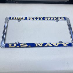 Is Navy Chief License Plate Holder