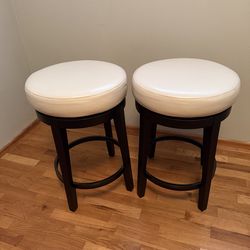 Pair of Round Barstools