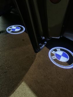Led door lights , logo