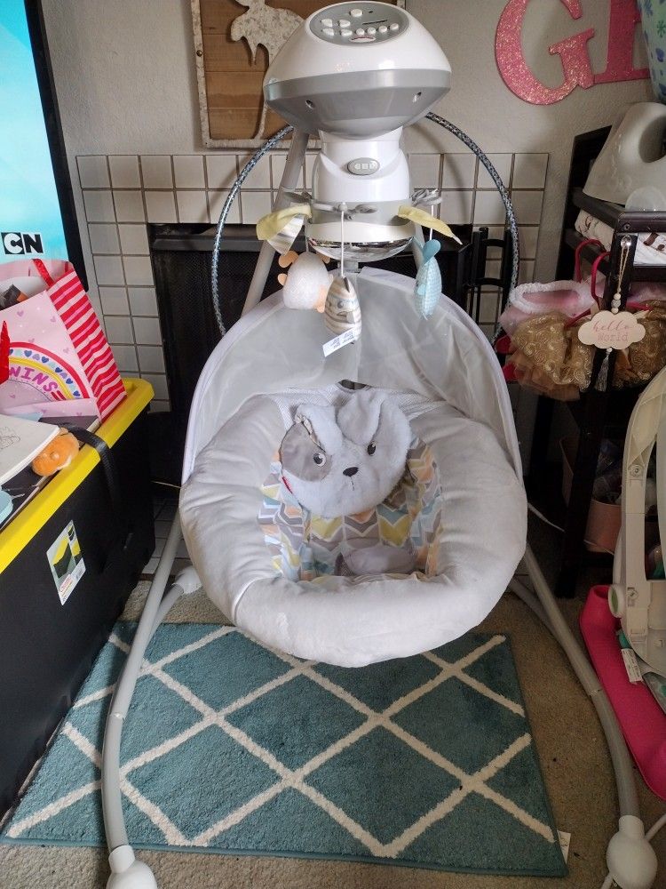 Fisher Price Puppy Baby Swing