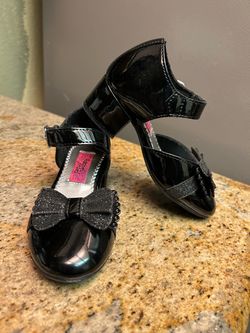 Rachel Shoes Girls Black Patent Mary Janes