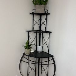 Black Corner Shelf 