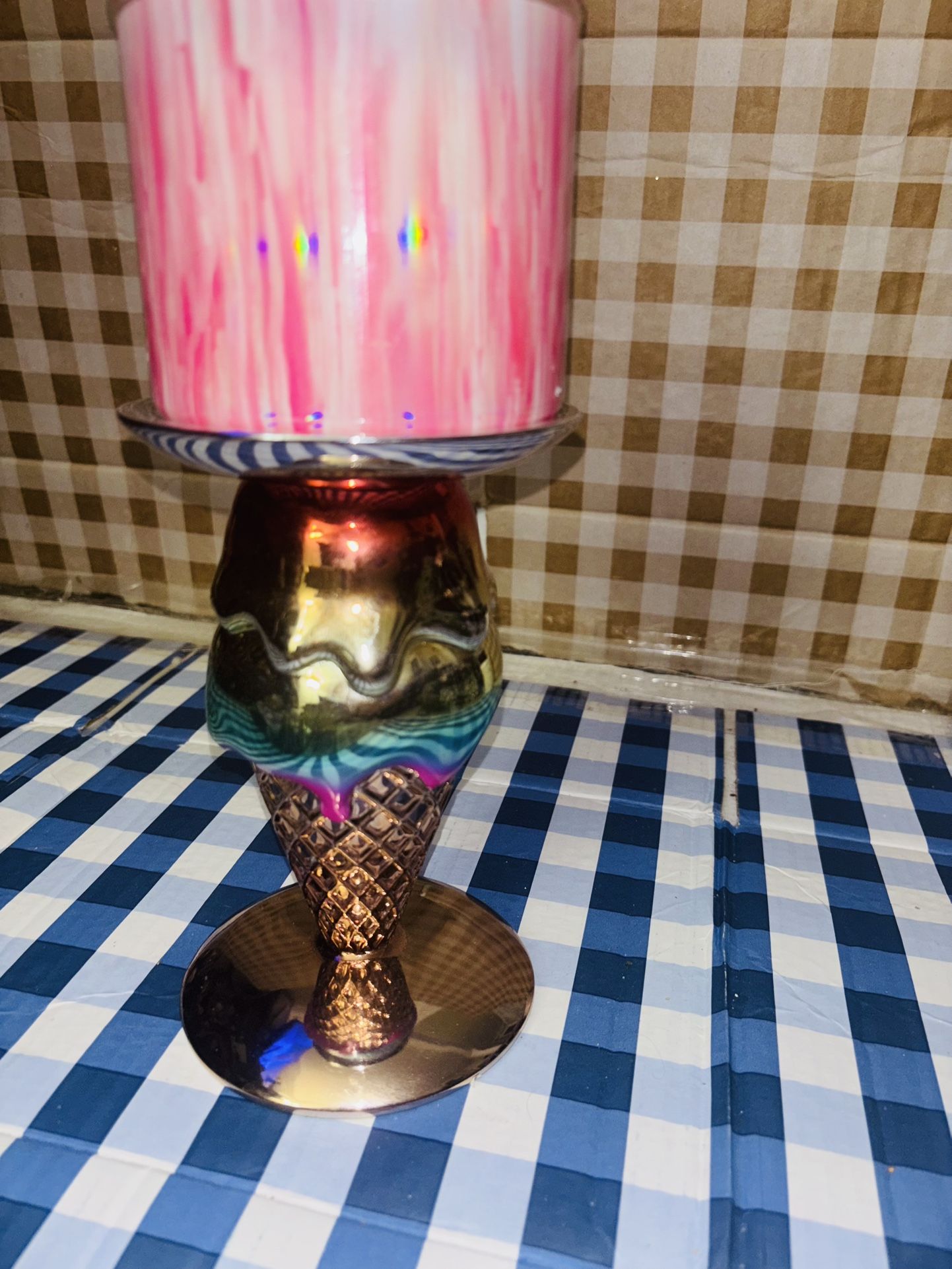 Bath And Body Works 3 Wick Candle Holder
