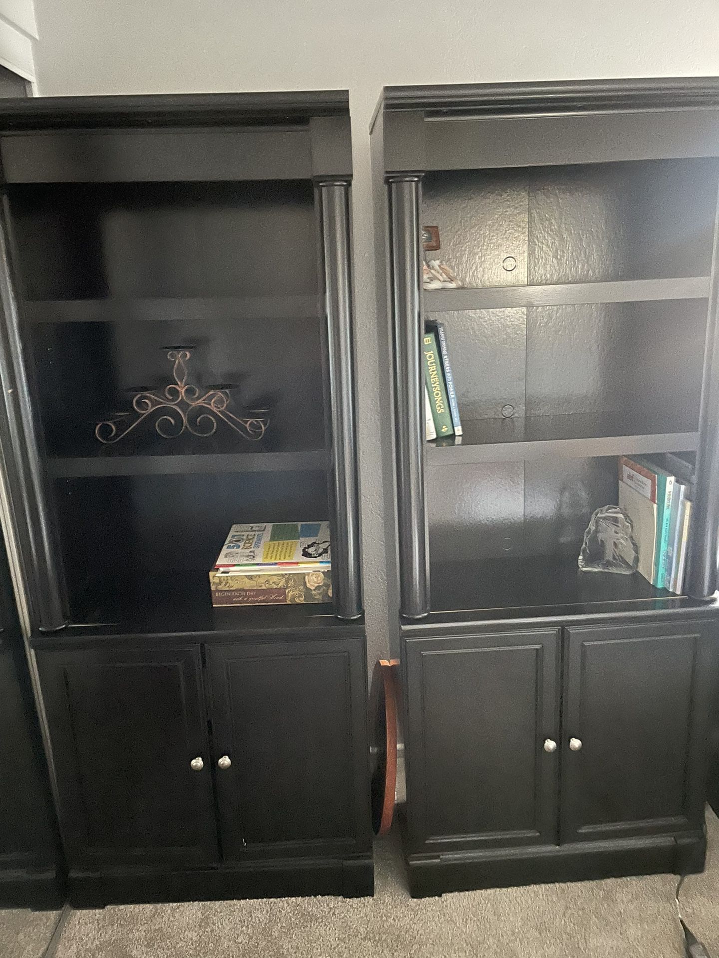 Two Matching Book Shelves