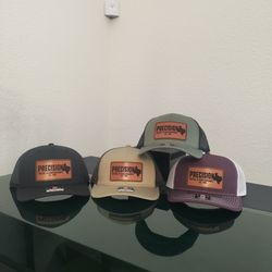 Custom leather patch hats