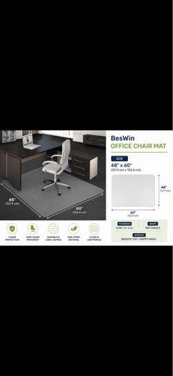 BesWin Office Chair Mat 48x60