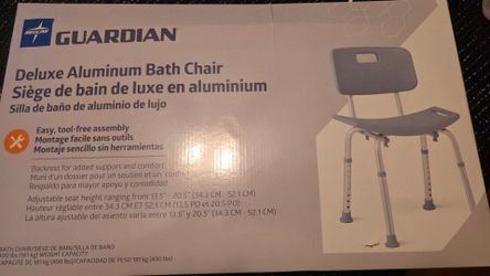 Deluxe aluminum bath chair