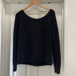 Banana Republic Black knit sweater