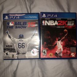 Ps4 Games NBA And MLB