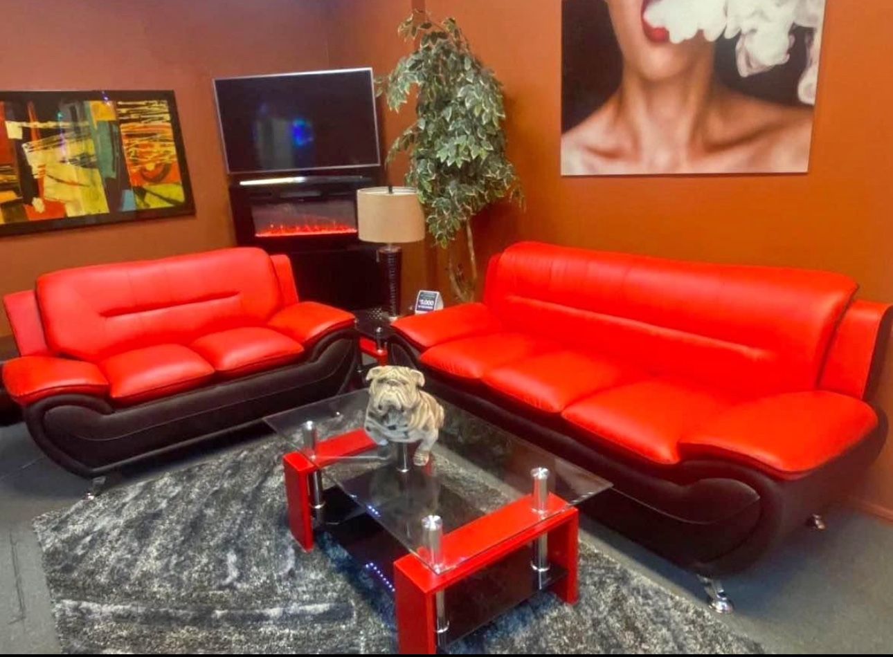 Bold Red and Black Sofa Set – Perfect for Making a Statement!,All Products : American Fashion Style Bags On Sale