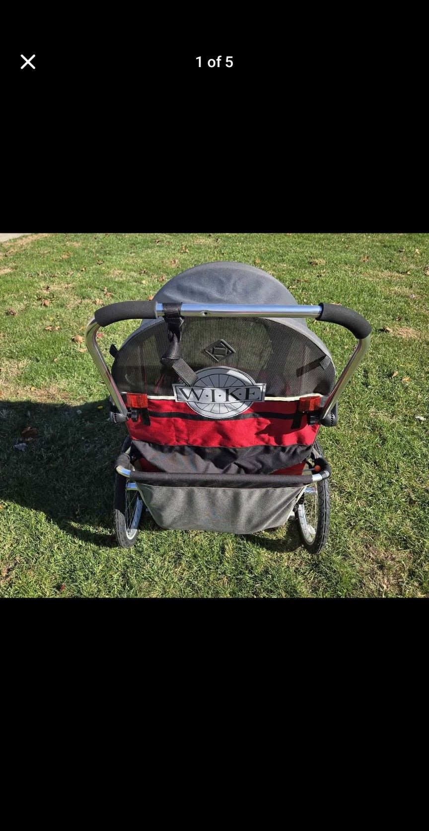 Wike Bike Trailer With Stroller And Jogger Kit 