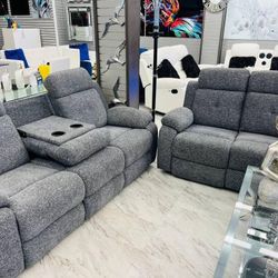 Sofá y Loveseat reclinable 