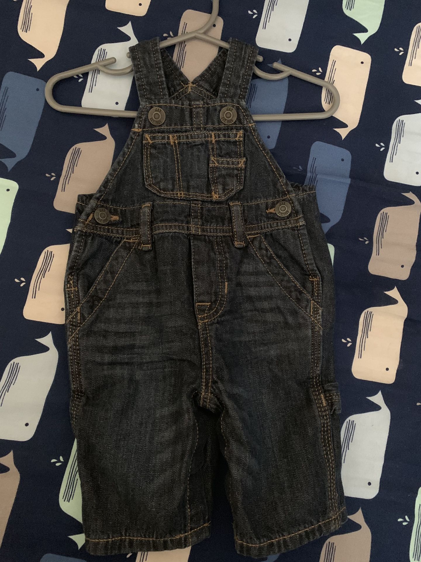 Infant jean jumper