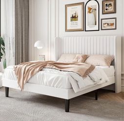 BIGGGG SALE Full size velvet bed frame