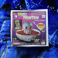 2006 Skull Fountain punch bowl