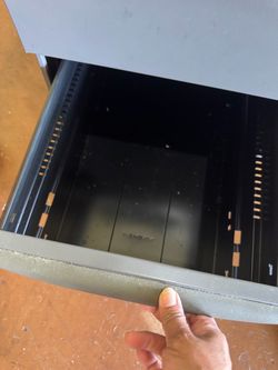 Haworth Metal Filing Cabinet Drawer Unit