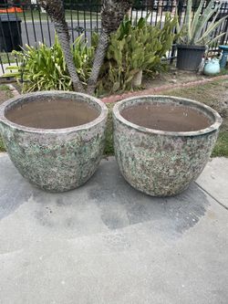 XL Stone Pots-Huge Lava Planters -($450 each)