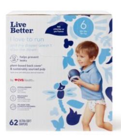 Live Better Diapers Size 6 MUST GO