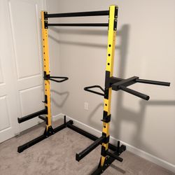 HulkFit Pro Series Squat Rack & Attachments 