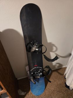 Snowboard and Bindings