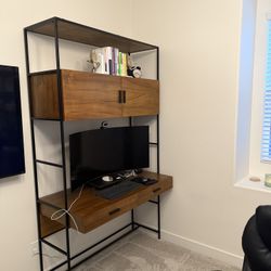 Home Office Set - Desk And bookshelf 