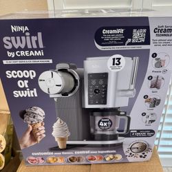 Ninja Swirl by CREAMi 13-in-1 Soft Serve & Ice Cream Machine