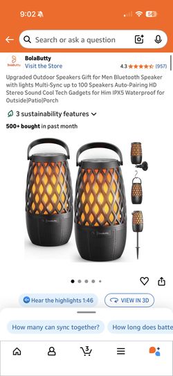 Tiki Bluetooth Speakers