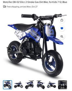 Brand New Never Used Gas Dirt Bike