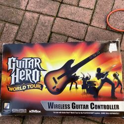 Guitar Hero World Your Wireless Guitar Controller For PlayStation 2