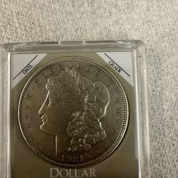 rare coin 1921-D $1 Morgan Silver Dollar