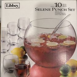 Punch Bowl Set-used  Once