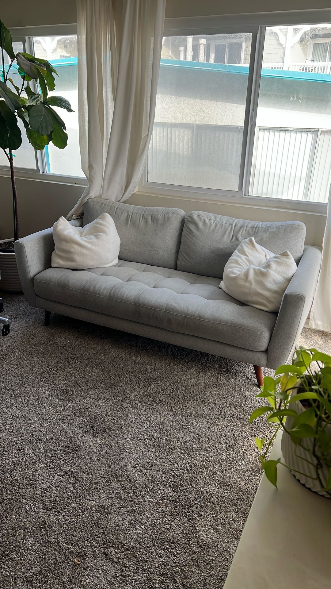 MCM Grey Couch