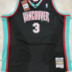 Mitchell & Ness Vancouver Grizzlies Shareef Abdur-Rahim Black Jersey 2XL