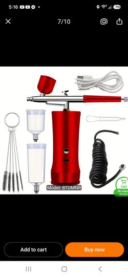 AIRBRUSH AND COMPRESSOR STARTER KIT BRAND NEW NEVER USED !!!