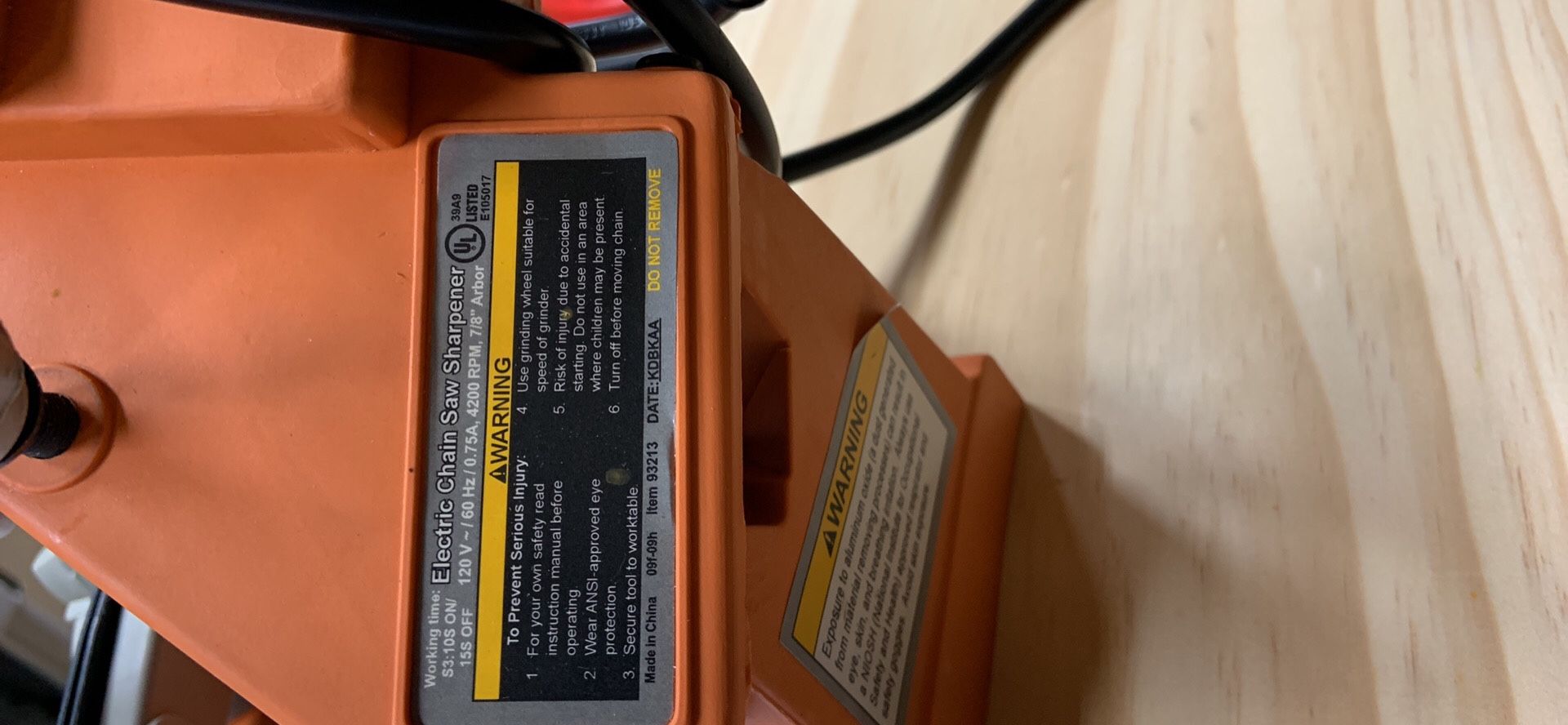 Chain Saw Chain Sharpener