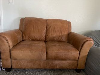 Ashley Furniture Leather Sofa and Loveseat