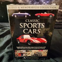 New Still In Cellophane Classic Sports Car DVD Box Set
