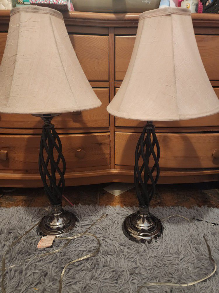 Living Room Lamp Set
