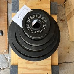 224 Lbs Of Weights With Bar 