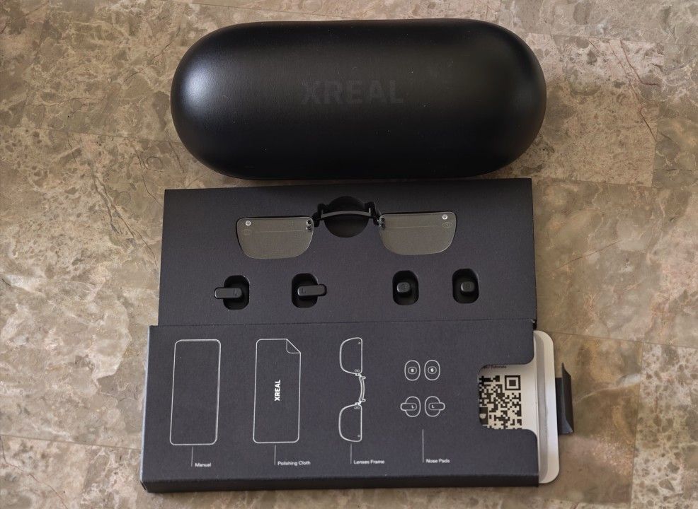 XREAL One Pro AR Glasses with X1 Chip, Native 3 DoF, X-Prism Optics, 57°FOV 171" 120Hz Sony Micro OLED Display, Sound by Bose