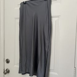Silk Skirt Size L