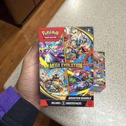 Mega Evolutions booster Bundles X4