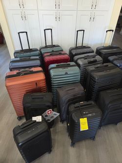 Luggage sets and carry on bags. 1st come 1st serve