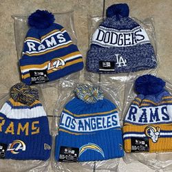 🔥 LA Rams ,Chargers ,Dodgers Beanies 