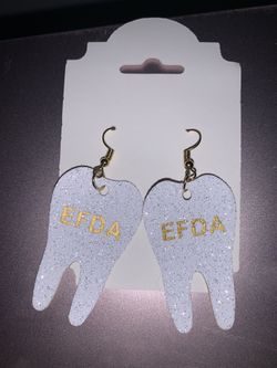 Tooth earrings